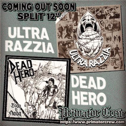 Ultra Razzia/Dead Hero : Split LP